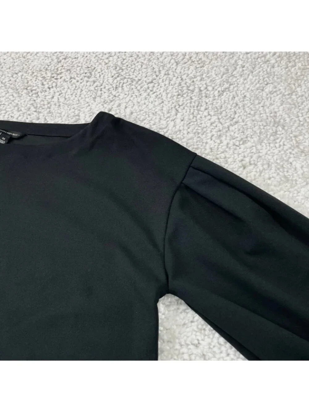 Banana Republic Dropped Shoulder Blouse Black Womens Medium